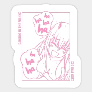 Zero two Sticker